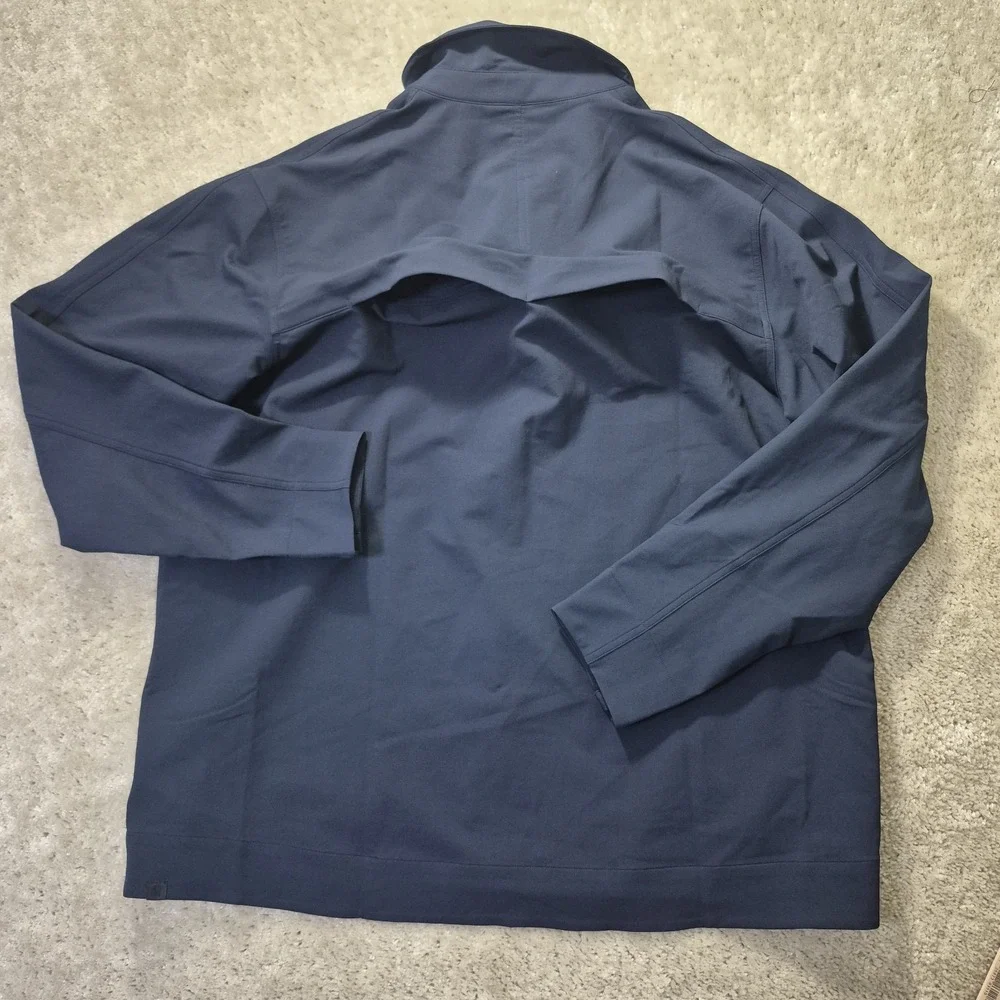 Lululemon Cargo Pocket Shirt Jacket Mens 2XL Snap Button Performance Vented Golf